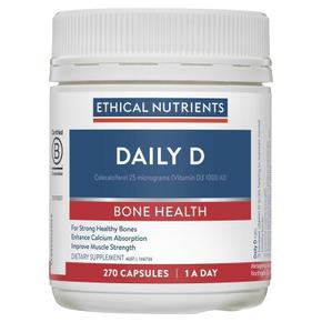 [해외직구] Ethical Nutrients 에티컬뉴트리언트 데일리 비타민D 270캡슐 Daily D