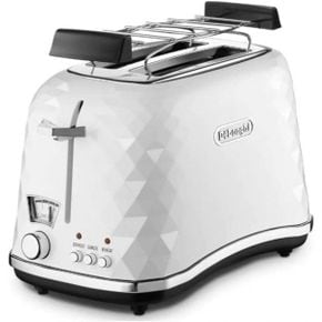 영국 드롱기 토스터 DeLonghi CTJ 2103.W toaster 2 slices 900 W 블랙 White 1681253