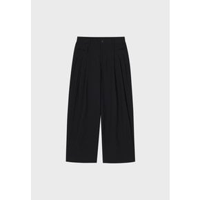 [파주점] 옴므 레벨 볼륨  와이드 팬츠 SI3PT932BK