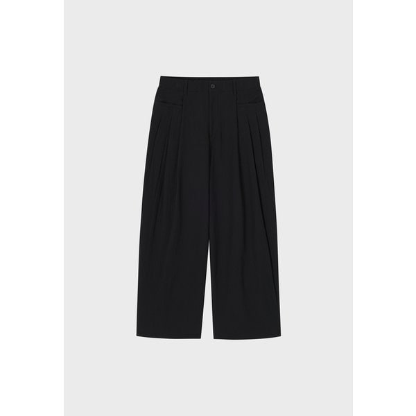 [파주점] 옴므 레벨 볼륨  와이드 팬츠 SI3PT932BK