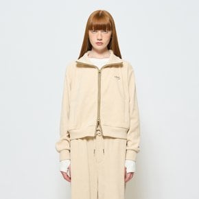UNISEX 스몰 로고 코듀로이 집업  [IVORY] / SBC3U51040