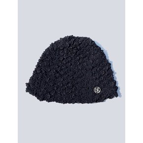 Wrinkle Beanie Hat (Black)