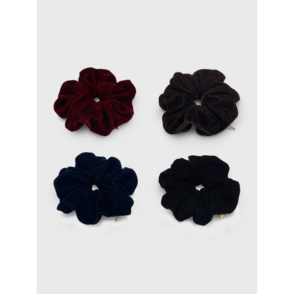 베이직 벨벳 스크런치 JP-25-130S