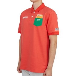 골프웨어 남성 반팔티셔츠 HCM 2A AP05 ORANGE