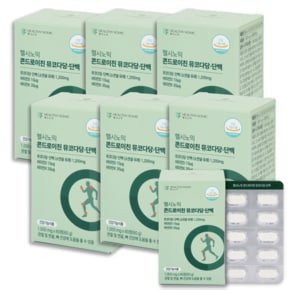콘드로이친 뮤코다당·단백 소연골 유래 60정 6개 6개월분 비타민D 비타민 K 관절 연골 뼈건강 올인원 케어