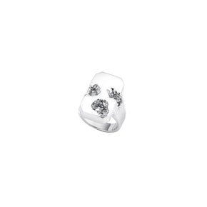 NO.306 [SILVER] SQUARE METEOR RING