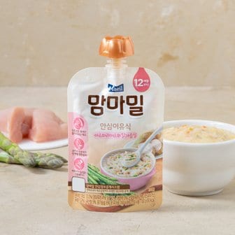 맘마밀 이유식 아스파라거스닭가슴살100g