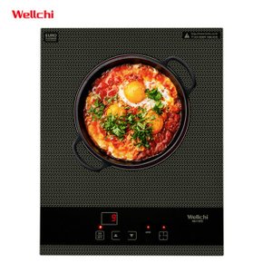 가정용 하이라이트 1구 매립형 전기렌지 전기레인지 원룸 오피스텔 KR-110TC 1.8kW 전자식 터치 방식