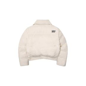 [시흥점] 여성 카라 덕다운 숏패딩 아이보리 SDFJDFO06IVR