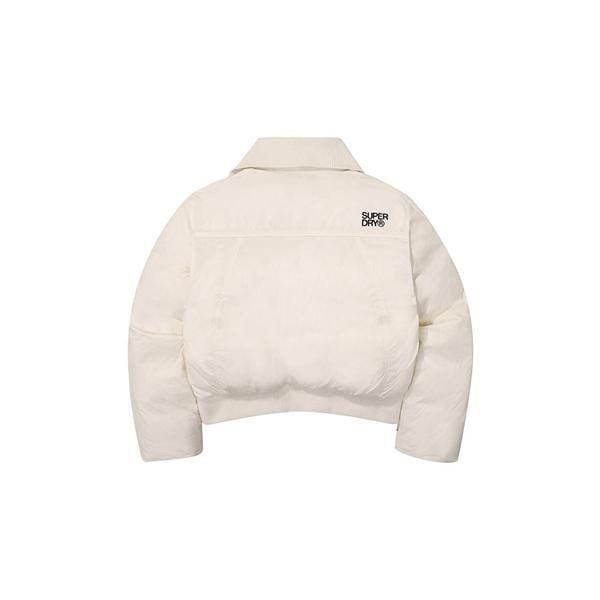 [시흥점] 여성 카라 덕다운 숏패딩 아이보리 SDFJDFO06IVR