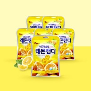 CW 청우 비타민 레몬 캔디 100g x 6개 / 사탕 과일맛