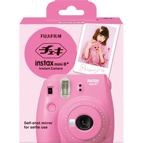 FUJIFILM 인스턴트 카메라 체키 instax mini8 플러스 클로즈업 렌즈·순정 핸드