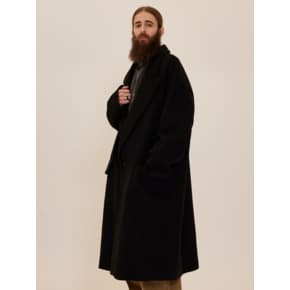 CB OVERSIZE SINGLE LONG COAT (BLACK)