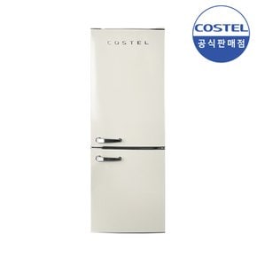 코스텔 184L 뉴트로 레트로 디자인 콤비 소형 냉장고 CRFN-184IV