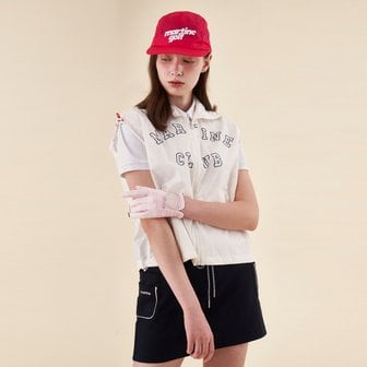 MARTINE GOLF [정상가 39000원]여성 로고심볼 와펜 한손장갑 L핑크 (QACG10171)