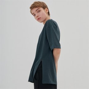 OVERSIZE VENT T-SHIRT DARK GREEN