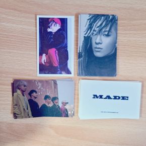 빅뱅 공식 포토카드 MADE 앨범 권지용 태양 정품 - 6종 중 1개 선택