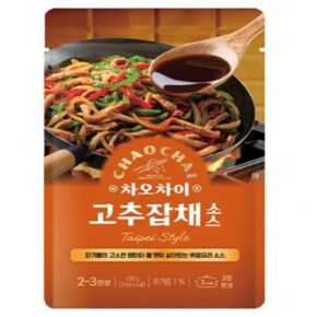 샘표 차오차이 고추잡채소스 100g x 3개 중국요리 자취 반찬 간편식 잡채 잡채요리 중국요리소스 고추잡채