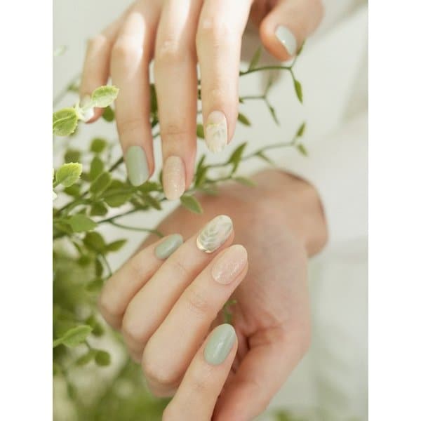 샵젤 보타닉 갤러리 붙이는 젤 네일 34pcs