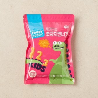  푸디버디 재미있는 숫자 치킨너겟 500g