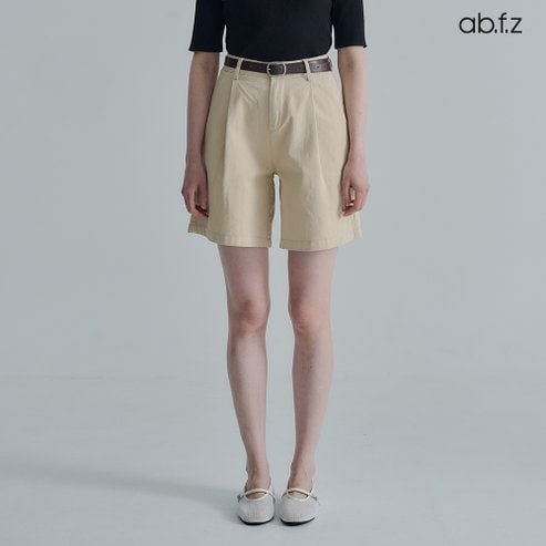ab.f.z [ab.f.z/신상] 벨트 SET 코튼 하프 팬츠 (AFZ2MP34A)
