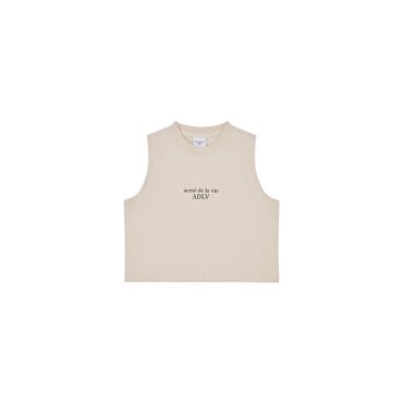 아크메드라비 로고-슬리브리스-베이직우먼크롭BASIC LOGO WOMAN CROP SLEEVELESS