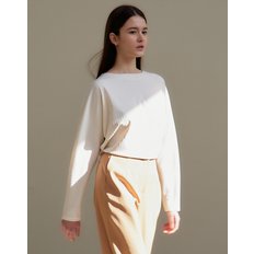 BOAT NECK TEE IVORY  보트넥 티 아이보리