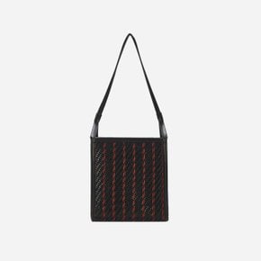 0619 Weaving Bag Black & Red