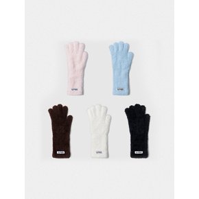 [2PACK] 허그 앙고라 핑거홀 장갑_5color