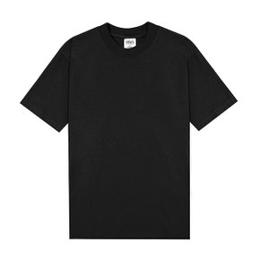 7.5oz 맥스 헤비웨이트 무지 오버핏 레이어드 반팔 티셔츠 블랙 MHS02