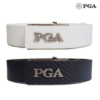  PGA 남자 골프 자동 벨트 이태리 수입 통가죽 무광 로고 허리띠 PGA111