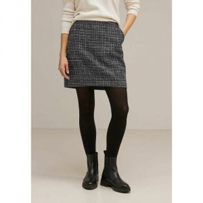 4977086 Street One BOUCLE ROCK - A-line skirt schwarz