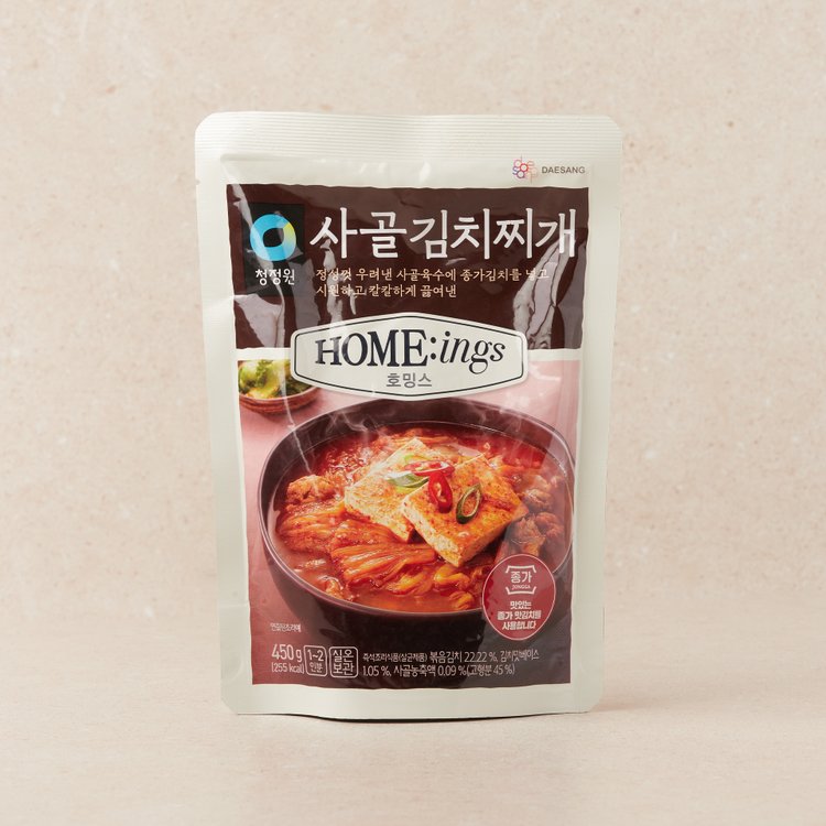 청정원] 호밍스 사골김치찌개 450G, 믿고 사는 즐거움 Ssg.Com