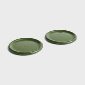 HAY [이노메싸] Barro Plate Ø24 (Set of 2) 바로 플레이트 세트 Ø24 그린 (AC459-A668-AI61-02AY)