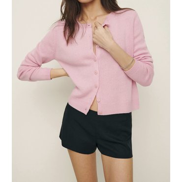 Reformation 캐시미어 크루넥 가디건 (Clara Cashmere Crew Cardigan)  RF14308001