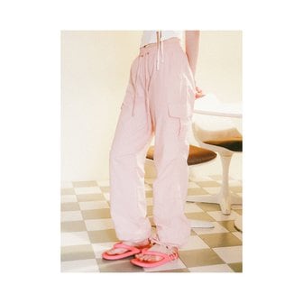 로시로우 String Cargo Sharing Jogger Pants pink