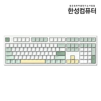 브라보세컨즈 한성컴퓨터 GK787SE OfficeMaster 뽀송 (말차 크림, 38g)