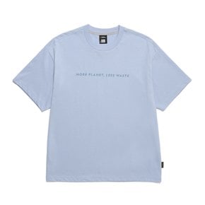 N242UTS870 세미오버핏 그래픽 티셔츠 STORM BLUE