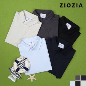 SORONA 히든버튼 카라 티셔츠 I (ABD2TT1602)