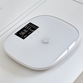 체지방 확인 바디 한글 체중계 / 가정용 스마트 몸무게 측정기 YSS-221FWH