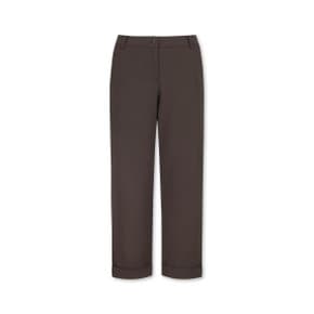 Women One Tuck Tapered Pants_WWPNA24608LBR