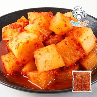 엔젤쿡 깔끔한 남도의참맛 별미가 여수 깍두기김치 1kg