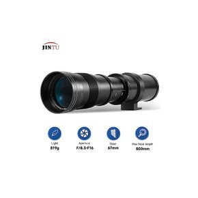 JINTU 420-800mm 카메라 렌즈 망원 줌 Canon EOS RF 마운트