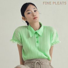 [FINE PLEATS] 피네 플리츠 슈슈 카라 탑 라임