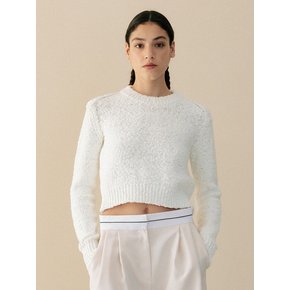 cotton crop round knit (ivory)