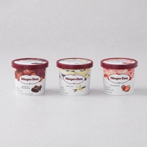 시그니처 컬렉션 미니컵 3팩(바닐라+딸기+벨지안초코)