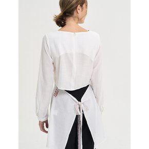 Walking NY Back Wings Blouse_White