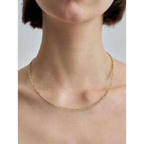 SAND GEM BALL NECKLACE (GREEN)