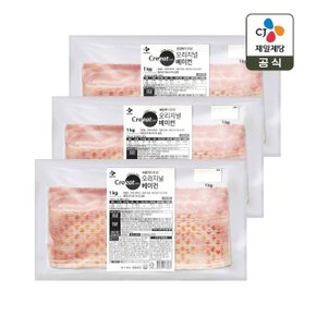 크레잇 오리지널 베이컨 1kg x3개