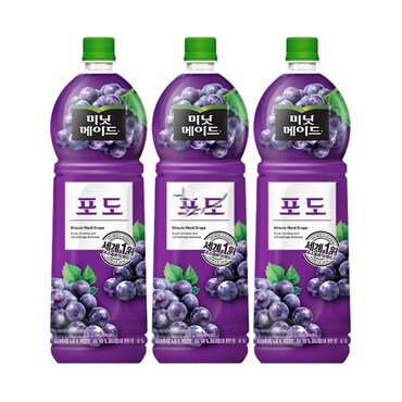  미닛메이드 포도 1.5L/ 5개